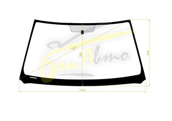 Стекло лобовое TOYOTA KLUGER 2000-2007 (ACU20) 
Бренд: YHG с синей полосой