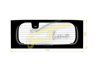 Стекло заднее с обогревом TOYOTA SIENTA 2022- (MXPC10) место под 1 камеру 
Бренд: BENSON Тонированное