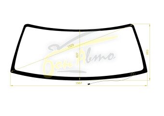 Стекло лобовое NISSAN PATROL 1997-2010 (Y61-RHD) обогрев щеток
Бренд: КМК с синей полосой
