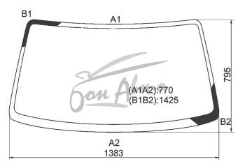 Стекло лобовое SUZUKI WAGON R SOLIO 2000-2008 (MA34S) 
Бренд: BSG с зеленой полосой