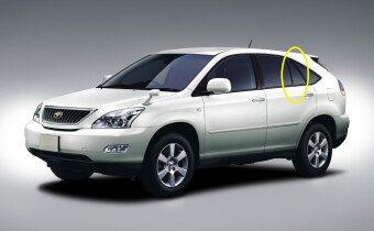 Стекло боковое TOYOTA HARRIER 2003-2013 XU30 RQ/LH 
Бренд: BSG