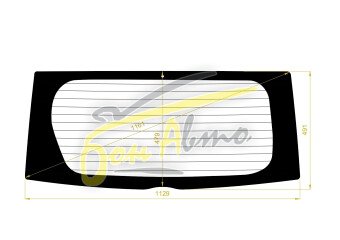 Стекло заднее с обогревом DAIHATSU MOVE 2006-2010 (L175) 
Бренд: ZDG