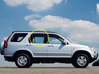 Стекло боковое HONDA CR-V 2001-2006 RD5 RD/RH 
Бренд: BSG