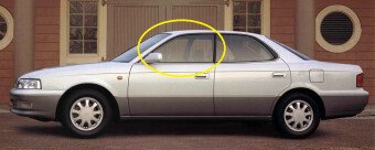 Стекло боковое TOYOTA VISTA 1994-1998 SV40-h/t FD/LH 
Бренд: BSG