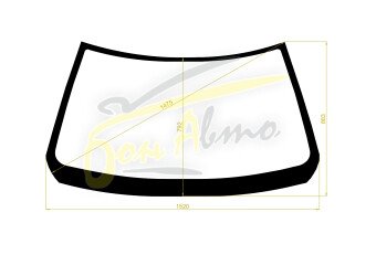 Стекло лобовое TOYOTA CROWN 1987-1991 (GS130H-h/t) 
Бренд: BSG с зеленой полосой