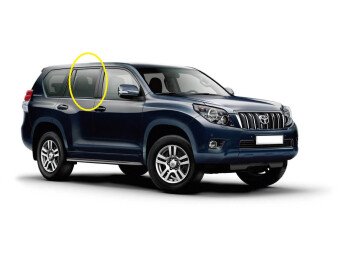 Стекло боковое TOYOTA LAND CRUISER PRADO 2009-2023 J150-5d RD/RH 
Бренд: BSG