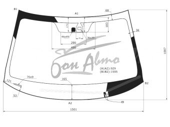 Стекло лобовое MITSUBISHI OUTLANDER 2012- (GF-LHD) обогрев щеток, место под датчик дождя, 
Бренд: BENSON