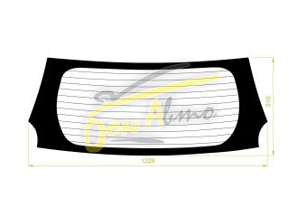 Стекло заднее с обогревом DAIHATSU BOON 2010-2016 (M600) 
Бренд: BENSON Тонированное