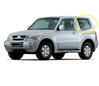Стекло боковое MITSUBISHI PAJERO 1999-2006 (V60-3d) SW/LH/X 
Бренд: BSG Тонированное
