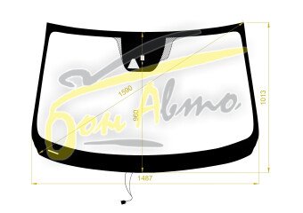 Стекло лобовое MAZDA ATENZA 2012- (GJ-RHD-2018-5d wag) обогрев щеток, место под 1 камеру, место под датчик дождя, 
Бренд: BENSON с синей полосой