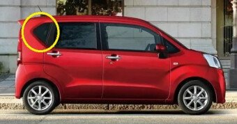 Стекло боковое DAIHATSU MOVE 2014-2023 LA150 SW/RH/X 
Бренд: BENSON Тонированное