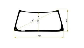 Стекло лобовое GMC YUKON 2000- (GMT800) 
Бренд: BENSON