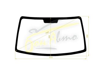 Стекло лобовое KIA PREGIO 2003- () 
Бренд: BENSON с синей полосой