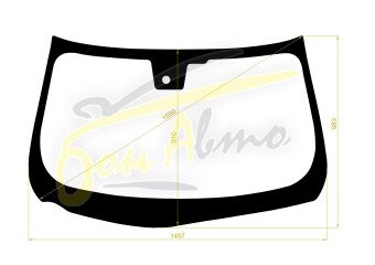 Стекло лобовое NISSAN FUGA 2009- (Y51-RHD) место под датчик дождя 
Бренд: BENSON