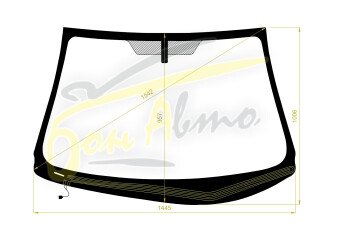 Стекло лобовое KIA CERATO 2008-2013 (TD) 2d Koup обогрев щеток, 
Бренд: BENSON