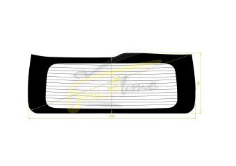 Стекло заднее с обогревом TOYOTA VELLFIRE 2008-2015 (H20) 
Бренд: BENSON Тонированное