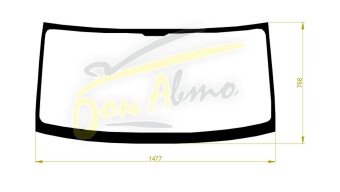 Стекло лобовое SUBARU JUSTY 2016- (M900F/M910F) 
Бренд: BENSON