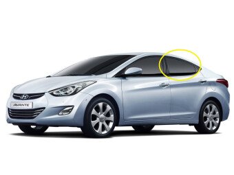 Стекло боковое HYUNDAI AVANTE 2010-2015 (MD-4d sed) RD/LH 
Бренд: BENSON