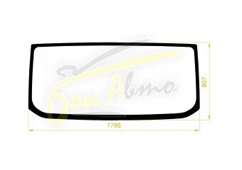 Стекло лобовое AMBERTRUCK SM 2024- (1766*807) 
Бренд: BENSON с синей полосой
