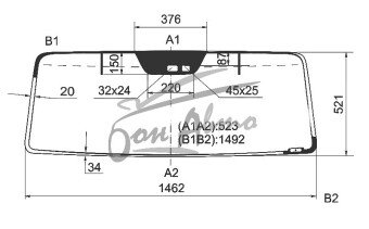 Стекло лобовое MERCEDES G-CLASS 1980-2018 (W463-LHD) полный обогрев, место под датчик дождя, место под датчик света, антенна, 
Бренд: BENSON