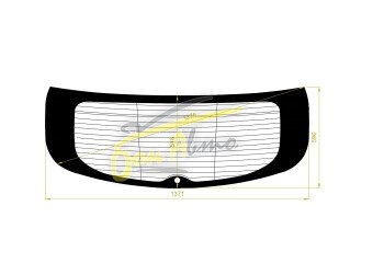 Стекло заднее с обогревом SUBARU TRIBECA 2005-2014 (WXF) 1 отверстие 
Бренд: FYG