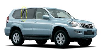 Стекло боковое TOYOTA LAND CRUISER PRADO 2002-2009 (J120-5d) RQ/RH 
Бренд: BSG Тонированное
