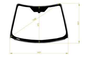 Стекло лобовое FORD FOCUS 1998-2004 (DAW) 5d h/b 
Бренд: BENSON