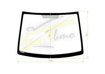 Стекло лобовое HONDA FIT 2001-2008 (GD1-5d) 
Бренд: BENSON с синей полосой