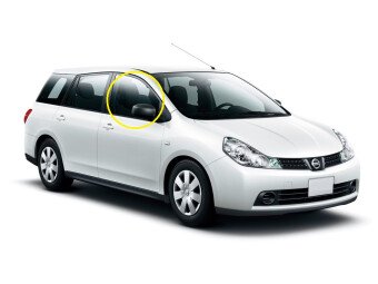 Стекло боковое NISSAN WINGROAD 2006- Y12 FD/RH фурнитура, 
Бренд: BENSON