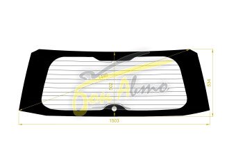 Стекло заднее с обогревом LEXUS LX 2007- (URJ201-2015) 1 отверстие 
Бренд: BENSON Тонированное