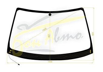 Стекло лобовое SUBARU LEGACY 2003-2009 (BL5-RHD-4/5d) обогрев щеток 
Бренд: BENSON с серой полосой