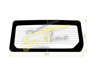 Стекло заднее с обогревом NISSAN KIX 2008-2012 (H59A) 
Бренд: BENSON