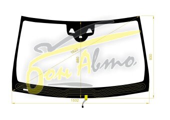 Стекло лобовое MERCEDES M-CLASS 2011-2019 (W166-LHD) обогрев щеток, место под 2 камеры, место под датчик дождя, 
Бренд: ZDG