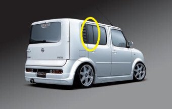 Стекло боковое NISSAN CUBE 2002-2008 (Z11) RQ/RH 
Бренд: BSG