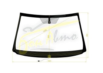 Стекло лобовое TOYOTA RAV 4 2005-2016 (ACA30-LHD) обогрев щеток фурнитура, 
Бренд: BENSON с зеленой полосой