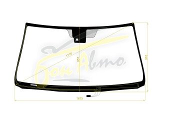 Стекло лобовое TOYOTA TUNDRA 2006- (GSK50-LHD-2018) обогрев щеток, место под 1 камеру, 
Бренд: BENSON