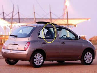 Стекло боковое NISSAN MICRA 2002-2010 K12 RD/RH 
Бренд: BSG