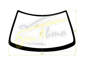 Стекло лобовое NISSAN SKYLINE 1989-1994 (HR32-4d sed)
Бренд: BSG с зеленой полосой