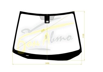 Стекло лобовое MAZDA CX-7 2006-2012 (ER-LHD) место под датчик дождя 
Бренд: BENSON