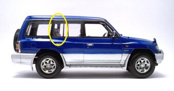 Стекло боковое MITSUBISHI PAJERO 1991-1999 (V46-5d) RQ/RH 
Бренд: BSG Тонированное
