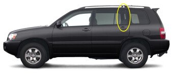 Стекло боковое TOYOTA HIGHLANDER 2000-2007 (#U2#) RQ/LH 
Бренд: BSG