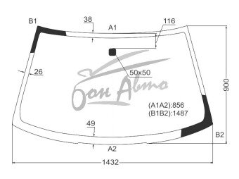 Стекло лобовое MITSUBISHI MIRAGE 1995-2000 (CK,CM-4d sed)
Бренд: ZDG