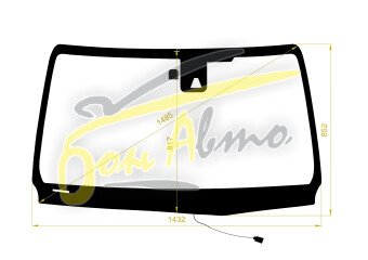 Стекло лобовое TOYOTA FORTUNER 2015- (AN160-LHD) обогрев щеток, место под 1 камеру, антенна, 
Бренд: ZDG