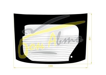 Стекло заднее с обогревом HONDA INSIGHT 2009-2014 (ZE2-2012-верх) 1 отверстие
Бренд: BENSON