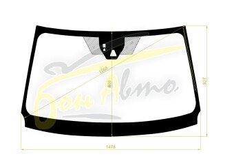Стекло лобовое TOYOTA HARRIER 2013-2020 (XU60-RHD) место под 1 камеру, место под датчик дождя, 
Бренд: BENSON