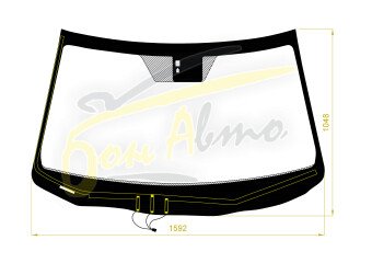 Стекло лобовое ACURA MDX 2013- (YD3) левый руль, обогрев щеток, место под датчик дождя, 
Бренд: BENSON