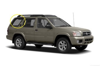 Стекло боковое NISSAN PATHFINDER 1996-2004 (R50) SW/RH/X 
Бренд: BSG