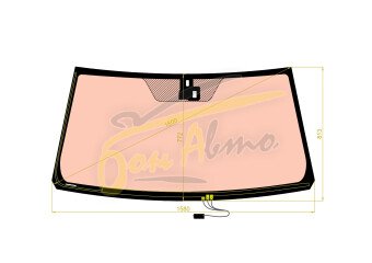 Стекло лобовое TOYOTA LAND CRUISER 2007-2021 (J200-LHD) полный обогрев, обогрев щеток, место под датчик дождя, 
Бренд: BENSON с зеленой полосой