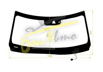 Стекло лобовое TOYOTA TUNDRA 2021- (XK70-LHD) обогрев щеток, место под 1 камеру, место под датчик дождя, 
Бренд: ZDG