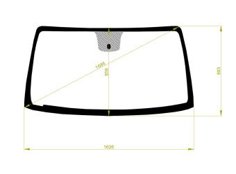Стекло лобовое INFINITI QX56 2004-2010 (JA60) 
Бренд: BENSON с синей полосой